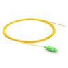 6 Strand Single-Mode SC APC OS1 Fiber Optic Cable Pigtails for Fusion Splicer Splicing. Includes 6 Fiber Optic Fusion Splice Protective Shrink Sleeves 2.5-60 mm Long (SC SM APC) view 2