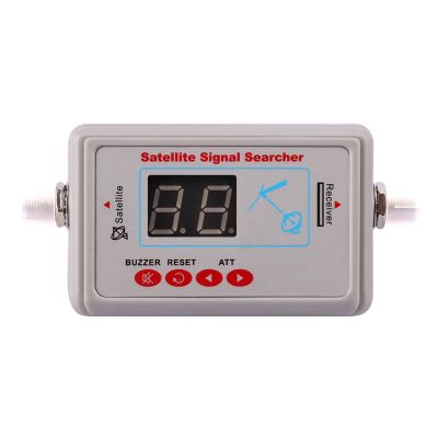 DAGIJIRD Satellite Finder Signal Meter Receiver Sat Detector with LED Displayer, Portable Satellite Finder Dish Net Work Analog Meter