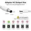 LONNKY 10FT 3M DC Power Extension Cable 5.5mm x 2.1mm, Universal DC 12V Power Extension Cable for Security Camera, LED Strip, CCTV IP Surveillance (10ft, White) view 2