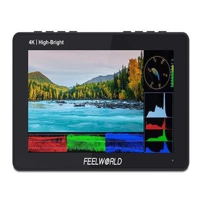 FEELWORLD F5 Pro X 5.5 Inch Touch Screen DSLR Camera Field Monitor with 3D LUT,IPS FHD 1920x1152, Wireless Transmission Video Assist 5V Type-C Input Tilt Arm