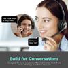 Headset wtih Mic, USB Headset with Microphone for PC, Computer Headset with Noise Canceling Microphone with Mute for Home Office Online Skype Zoom Meetings view 3