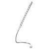 PATIKIL Keyboard Light Laptop Lamp USB LED Lights, 10 Lamp Beads LED Light Flexible Stick Long Geeseneck Lamp, Silver Tone view 1