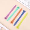 20pcs Silicone Cable Ties, Cord Organizer Straps Reusable Zip Ties Elastic Cord Management for Headphones Phone Charging Wire USB Home Office Table Organization (Yellow, Green, Pink, Orange, Blue) view 3