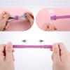 20pcs Silicone Cable Ties, Cord Organizer Straps Reusable Zip Ties Elastic Cord Management for Headphones Phone Charging Wire USB Home Office Table Organization (Yellow, Green, Pink, Orange, Blue) view 4