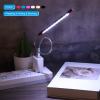 PATIKIL Keyboard Light Laptop Lamp USB LED Lights, 10 Lamp Beads LED Light Touch Control Flexible Stick Long Geeseneck Lamp, Red view 4