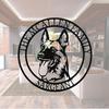 Belgian Malinois Metal Sign, Personalized Dog Name Sign, Custom Dog Metal Sign, Dog Metal Wall Art, Dog Decor, Dog Address Sign, Pet Name Sign, Dog House Sign Led Light Dad Mom Gifts view 1