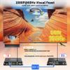 HDMI USB KVM Extender Kit, BolAAzuL 60M HDMI KVM USB Extender 1080P Over RJ45 Cat5e/6 Network Cable with Loopout & POC, Lossless Trans Flexible Distance view 2