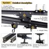 158" x 158"Studio Photography Pantograph Ceiling Rail System 43-200CM Drop Pantograph Smallpox Rail Track Kit 4.0M Ceiling Stand System for Photo Video Studio Shooting (4.04.0M-C) view 3