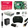 MakerSpot, Raspberry Pi 4 Model B Starter Kit with 5v3a UL Listed Charger HDMI Cable Heat Sink, 32GB MicroSD Card & Mini Wireless Keyboard view 1