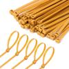 Armpow 6 Inch Gold Zip Tie 1000 PCS, 18 Lbs - Small to Medium Zip Tie, Nylon PA66 UV Resistant Cable Tie for Indoor and Outdoor Use - Ideal for bundling and securing objects view 1