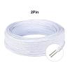 MIBSH Pipe House 5050 2835 Light Extension Cable, Insulated 18 AWG PVC Tinned Copper Wire, White 2 Pin Electrical Wires for Speakers Audio Soil Electronics (Color : Red-Black, Size : 100m) view 2