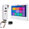 1080P Tuya Wired Video Door Phone 10 Inch Full Touch Monitor Wireless WiFi Smart Home Intercom System with RFID Doorbell Camera Unlock Record Motion,Weatherproof Video Doorbell,32G view 1