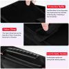 ivoler Carrying Case for Asus Rog Alloy 7''2023/Asus Rog Ally X 7''2024, Portable Hard Shell Pouch Travel Bag, Built-in Gaming Charger Dock Storage, Holds Game Cartridge - Black view 4