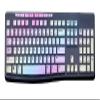 JuYuish Ultra Thin Desktop PC Silicone Keyboard Cover Skin Protector Compatible for Logitech MK295 MK275 MK270 Wireless Keyboard, Logitech K200 K260 K270 MK200 MK260 Keyboard - Colorful view 1