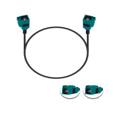 POBADY Fakra Z Female to Fakra Z Female RF Coax Cable RG174, 12in/30cm, GPS Navigation Extension