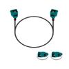 POBADY Fakra Z Female to Fakra Z Female RF Coax Cable RG174, 12in/30cm, GPS Navigation Extension view 1