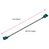 POBADY Fakra Z Female to Fakra Z Female RF Coax Cable RG174, 12in/30cm, GPS Navigation Extension view 4