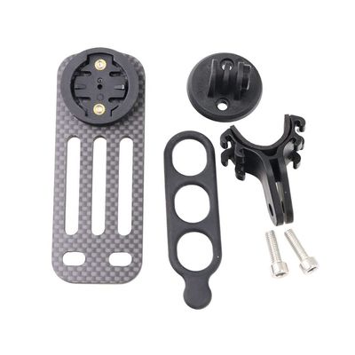 JOYSOG Bicycle Computer Holder, 3K Carbon Fiber GPS Odometer Handlebar Holder Extension Mount for DEDA ALANERA TOSEEK Bicycle Handlebar GPS Computer Mount Holder