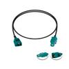 POBADY Fakra Z Male to Fakra Z Female RF Coax Cable 20in/50cm Fakra Z Female to Male Vehicle Car Antenna Extension Cable RG174 for Car Stereo GPS Navigation view 1