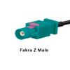 POBADY Fakra Z Male to Fakra Z Female RF Coax Cable 20in/50cm Fakra Z Female to Male Vehicle Car Antenna Extension Cable RG174 for Car Stereo GPS Navigation view 3