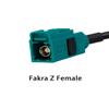 POBADY Fakra Z Male to Fakra Z Female RF Coax Cable 20in/50cm Fakra Z Female to Male Vehicle Car Antenna Extension Cable RG174 for Car Stereo GPS Navigation view 4