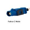POBADY SMA Male to Fakra C Male Blue Pigtail Cable RG316 6in/15cm Fakra C Plug to SMA Plug GPS Antenna Extension Cable for Vehicle GPS Navigation Car Radio Stereo view 3