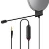 QC45 Boom Mic Compatible with Bose QuietComfort 45 Noise Cancelling Headphone, Boom Microphone Cable with Mute Switch for PS4, PS5, PC, Xbox One Controller, 4ft view 1