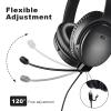 QC45 Boom Mic Compatible with Bose QuietComfort 45 Noise Cancelling Headphone, Boom Microphone Cable with Mute Switch for PS4, PS5, PC, Xbox One Controller, 4ft view 4