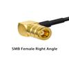 POBADY Fakra Curry Male Code K to SMB Female Right Angle Adapter Cable RG174 20in/50cm Compatible with Car Vehicle Radio Stereo Receiver Tuner view 3