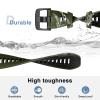 ISABAKE Watch Band for Garmin Forerunner 970/Forerunner 965/Forerunner 955/Forerunner 945/Forerunner 935,Soft Silicone 22mm Replacement Bands compatible with Fenix 5/ Fenix 5 plus/ Fenix 6/ Fenix 6 Pro/Approach S60 view 3