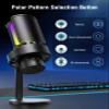 FIFINE Gaming USB Microphone and Over-Ear Headset Wired, PC Computer Mic with 4 Polar Patterns for Podcast Streaming Conference YouTube, Gamer Headset with 3.5mm Audio Jack, for Xbox(A8Plus+H3) view 3