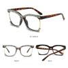 laureles 2 Pack Mix Fashion Blue Light Blocking Reading Glasses Women Rhinestones Diamond Computer Readers (2 Pack Mix, 1.75, multiplier_x) view 3