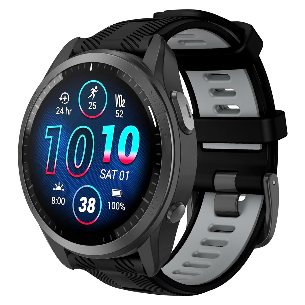 ISABAKE Watch Band for Garmin Forerunner 970/Forerunner 965/Forerunner 955/Forerunner 945/Forerunner 935,Soft Silicone 22mm Replacement Bands compatible with Fenix 5/ Fenix 5 plus/ Fenix 6/ Fenix 6 Pro/Approach S60