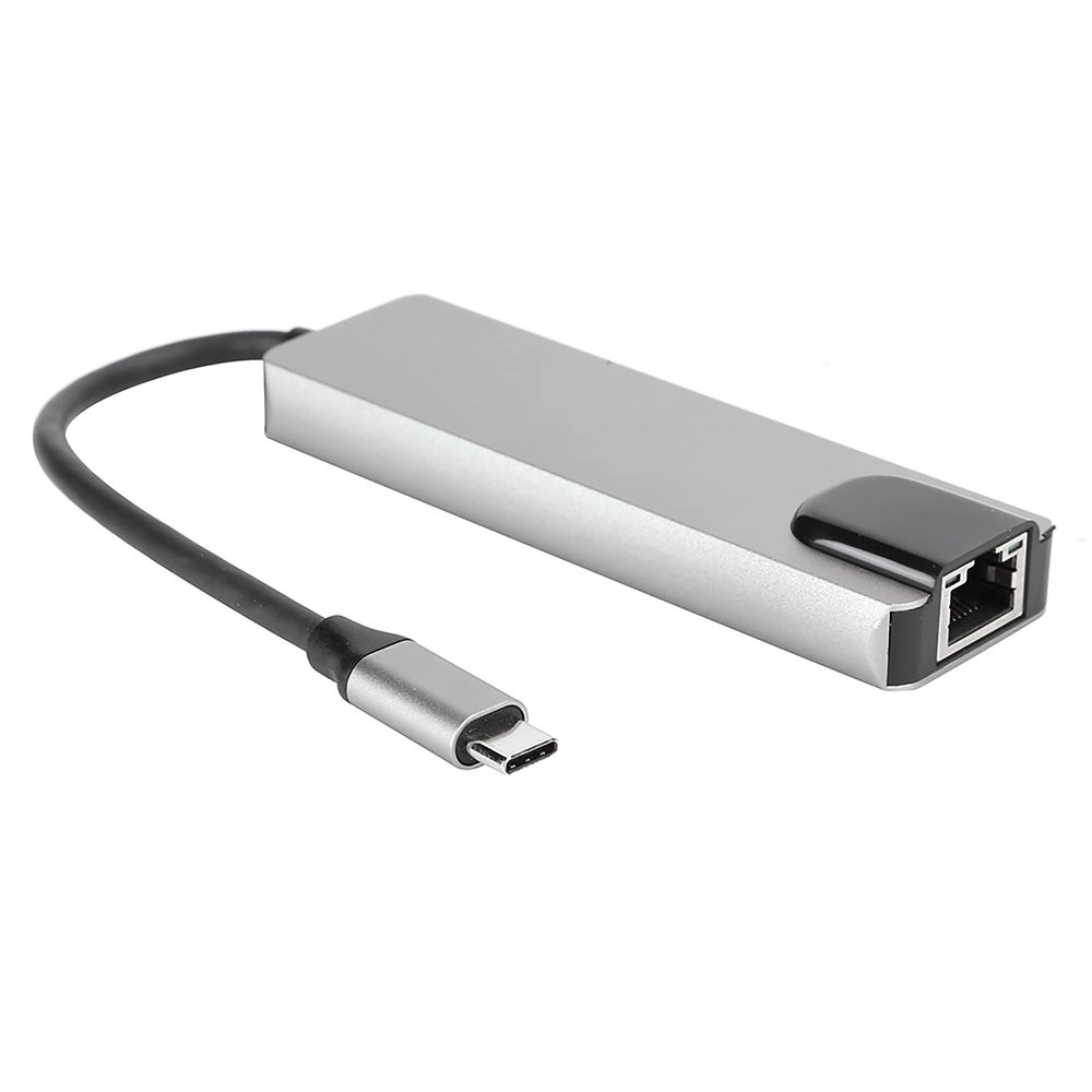 Mrisata 2.5 Gig Type C USB 1782 5 in Typec Hub to Adapter 4k Typec to Gigabit Ethernet Rj45 Expansion Port