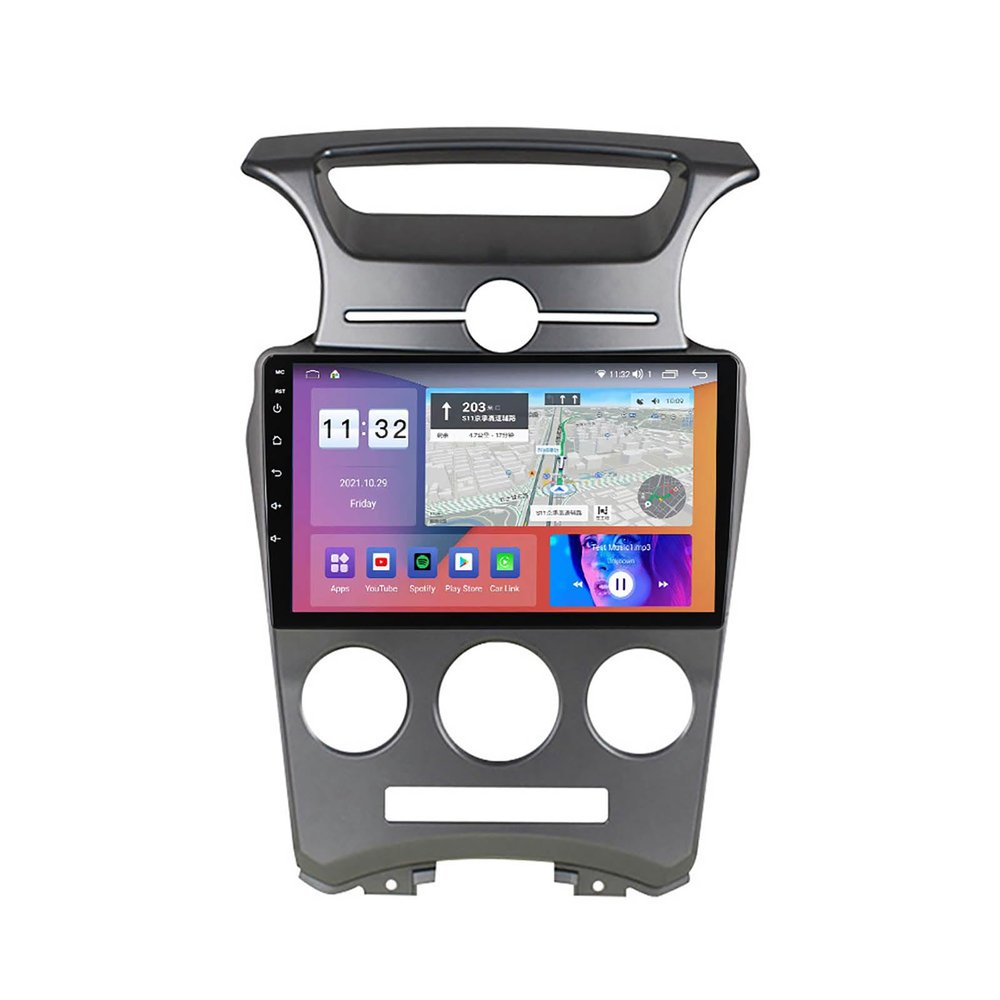 Android 12 Car Stereo with 9inch Headunit for KIA Carens 2007-2011 with Bluetooth Fm Radio, GPS Navi,USB, Car Radio USB, GPS Navi, Car Audio Receivers
