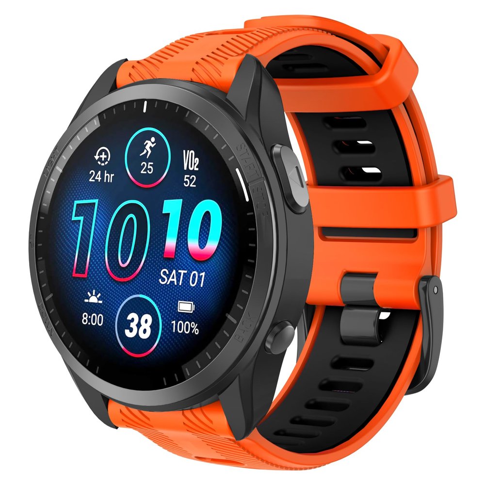 ISABAKE Watch Band for Garmin Forerunner 970/Forerunner 965/Forerunner 955/Forerunner 945/Forerunner 935,Soft Silicone 22mm Replacement Bands compatible with Fenix 5/ Fenix 5 plus/ Fenix 6/ Fenix 6 Pro/Approach S60