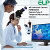 ELP 4K USB HDMI Camera Manual Zoom Webcam - Variable Focus H.264 Telescope USB Security Mini Close-up for Computer - 8mp IMX415 Industrial CCTV (2.8-12mm 4X Zoom Lens) view 3