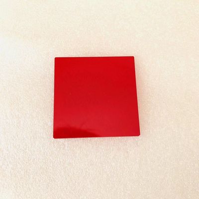 6Pcs Total Size 45x45x2mm Square Shape UV Cut Light Red 630nm IR Infrared Pass Filter Glass HB630
