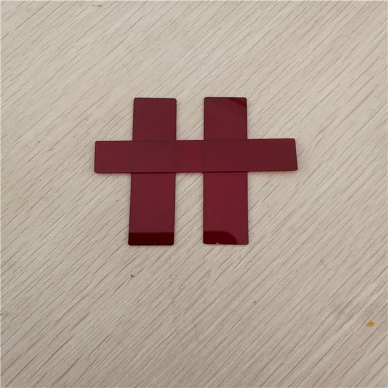 5Pcs Total Size 32x10x4mm 662nm IR Pass Filter Glass