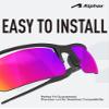 Alphax 2 Pair Polarized Replacement Lenses for Spy Optic Cyrus - Blue+Red view 2
