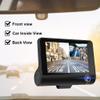 1080P Front-Facing high-Definition Driving Recorder Three-Lens 4-inch Wide-Angle high-Definition Night Vision reversing Image Parking Monitoring view 2