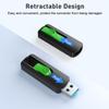 RAOYI 10 Pack 16GB USB 3.0 Flash Drives Slide Retractable Memory Stick Bulk Thumb Drive Jump Drive Zip Drive USB Sticks Data Storage Backup for PC Mac (16G, 10 Mixed Color) view 4