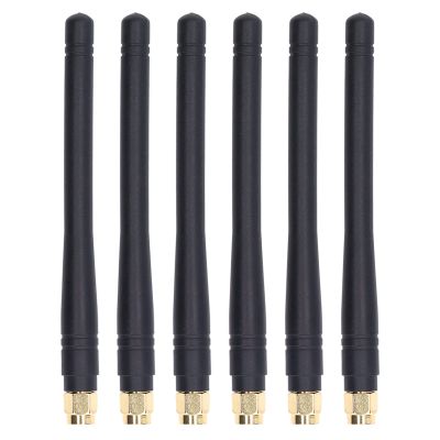 5Pcs Omnidirectional Antenna GSM Waterproof High Gain Glue Stick Straight SMA Male Omnidirectional Antenna Set Waterproof, Durable, and Portable with Signal for GSM, 2G, 3G, NB-IOT, DTU Modules