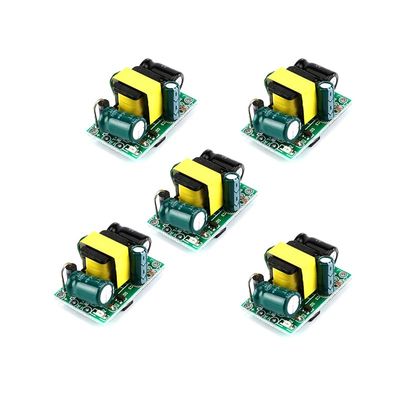 JESSINIE 5PCS AC DC Buck Converter Step Down Module AC-DC 220V to 5V 700mA 3.5W Isolated Switching Power Supply Step Down Buck Converter