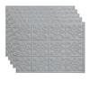 FASDE Traditional Style/Pattern 1 Decorative Vinyl 18in x 24in Backsplash Panel in Cashmere (5 Pack) view 1