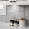 FASDE Traditional Style/Pattern 1 Decorative Vinyl 18in x 24in Backsplash Panel in Cashmere (5 Pack) view 2