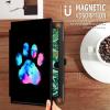 FUYOCWE for Kindle Scribe 10.2 inch Tablet Case (1st Generation,2022 Release),360 Degree Rotating Stand Smart Cover for Amazon Kindle Scribe 1st Gen 10.2" E-Reader-Colorful Dog Pawprint view 2