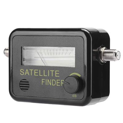 9501 Satellite Finder Strength Meter with Digital Screen, LNB to REC Connector, dB Control for Easy Satellite Antenna Adjustment