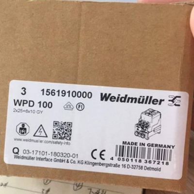 3 Pcs WPD100 2X25/6X10GY Power Distribution Terminal 1561910000 Connector