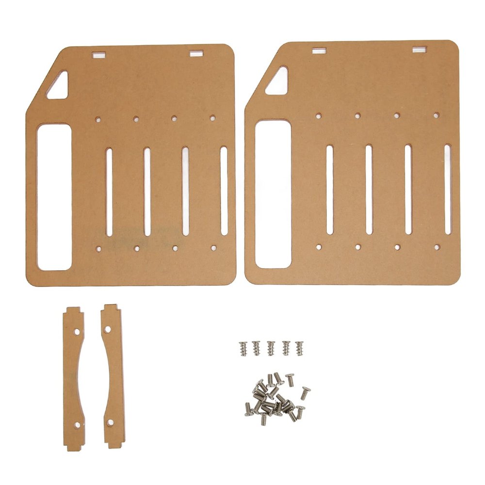 3.5in Hard Drive Bracket, Desktop Transparent Acrylic Hard Drive Bracket, DIY 3.5in Hard Disk Shelf HDD Cage (4 Layers)